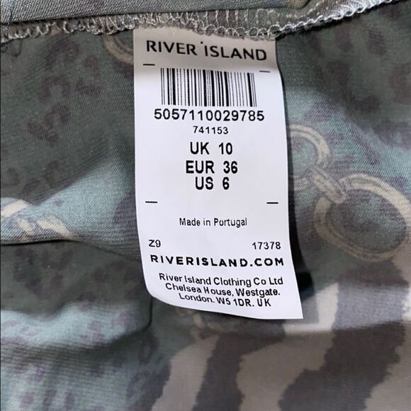 RIVER ISLAND T-Shirt with Contrast Peplum-6P NWT - Picture 6 of 7